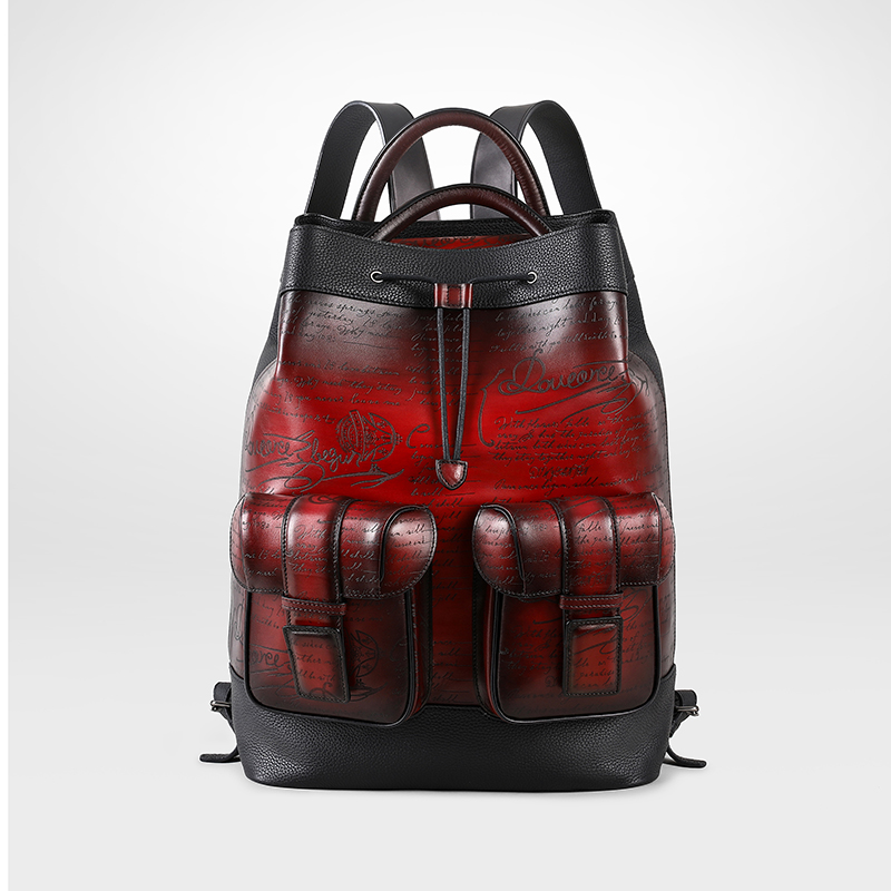 Luxury Bags Made In China - DIMY 2025 メンズバックパック 本革製 大容量 ビジネス
