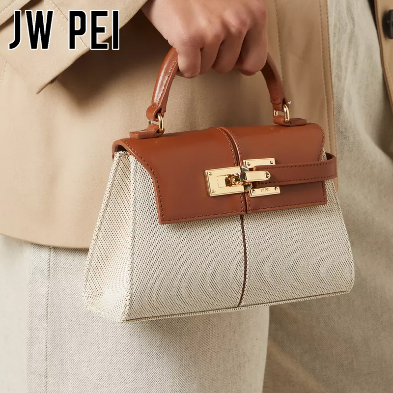 Quiet Luxury Bags Tote - JW PEI エリーゼ クラシック台形トップハンドルバッグ 本革 レディース