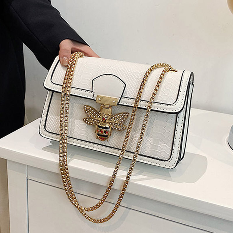 Luxury Bags Store - 高級ハンドバッグ女性のためのクロスボディバッグ蜂ロックトートカジュアルブランドワニプリントレザーハンドバッグレディースバッグ