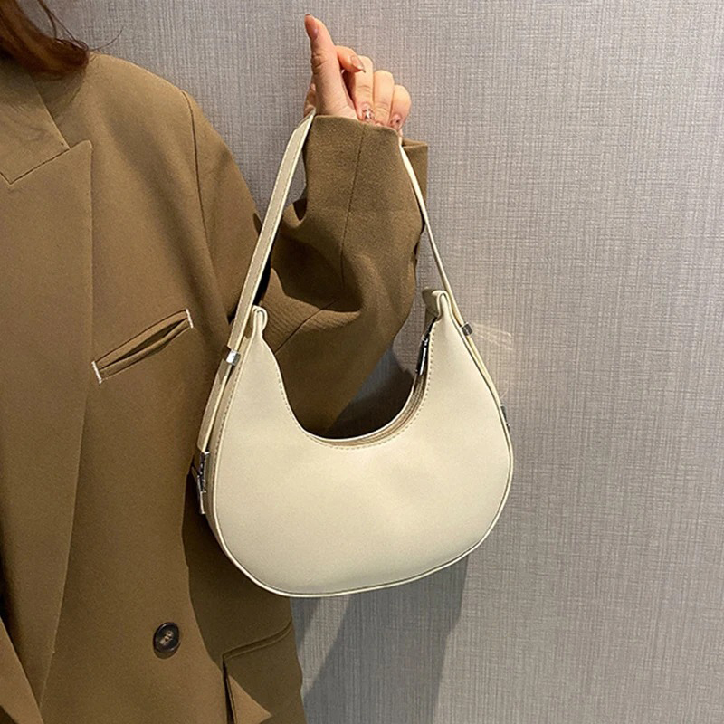 Luxury Bag Collection - 女性用脇の下バッグ 高級PUレザーショルダーバッグ 小さなクラッチハンドバッグ 財布 トラベルバッグ
