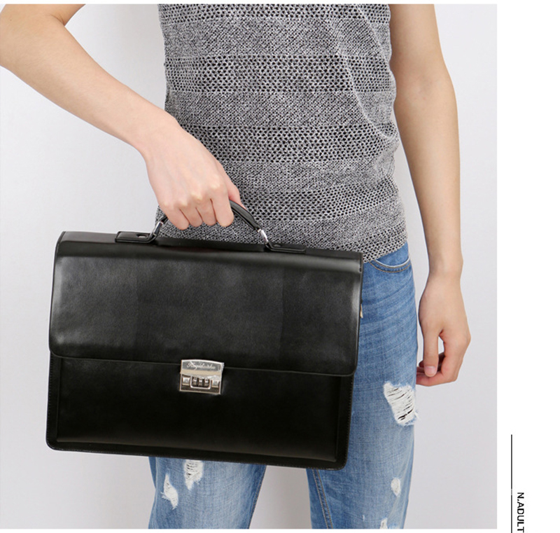 Luxury Bags That Fit Laptop - 高級コンビネーションロック付きブリーフケース メンズ ビジネス PUレザー オフィス エグゼクティブ