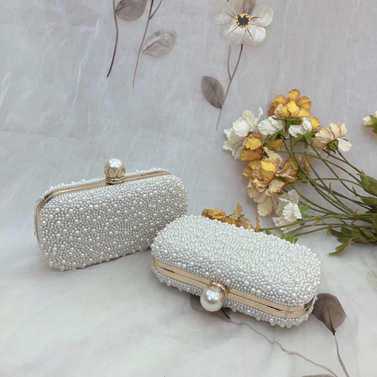 高級ウェディングイブニングドレスバッグチェーンショルダーバッ - Luxury Bags Store のレビューと価格