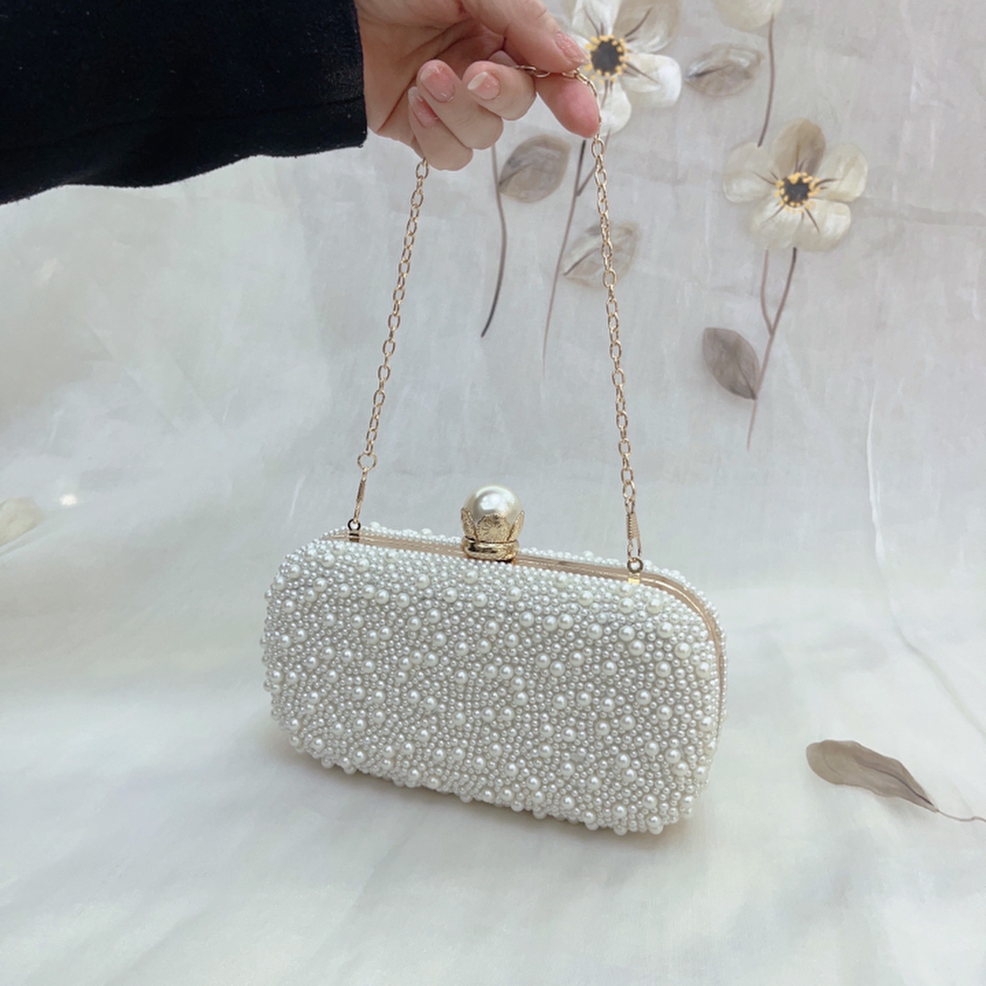 高級ウェディングイブニングドレスバッグチェーンショルダーバッ - Luxury Bags Store のレビューと価格