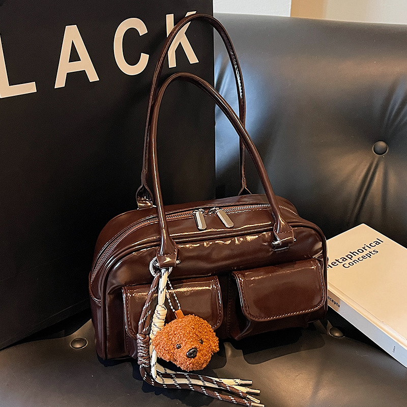 ヴィンテージ風大容量ダブルポケットトートバッグ（レディース） - Quiet Luxury Bags Tote のレビューと価格