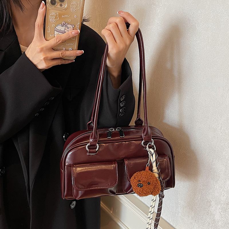 ヴィンテージ風大容量ダブルポケットトートバッグ（レディース） - Quiet Luxury Bags Tote のレビューと価格