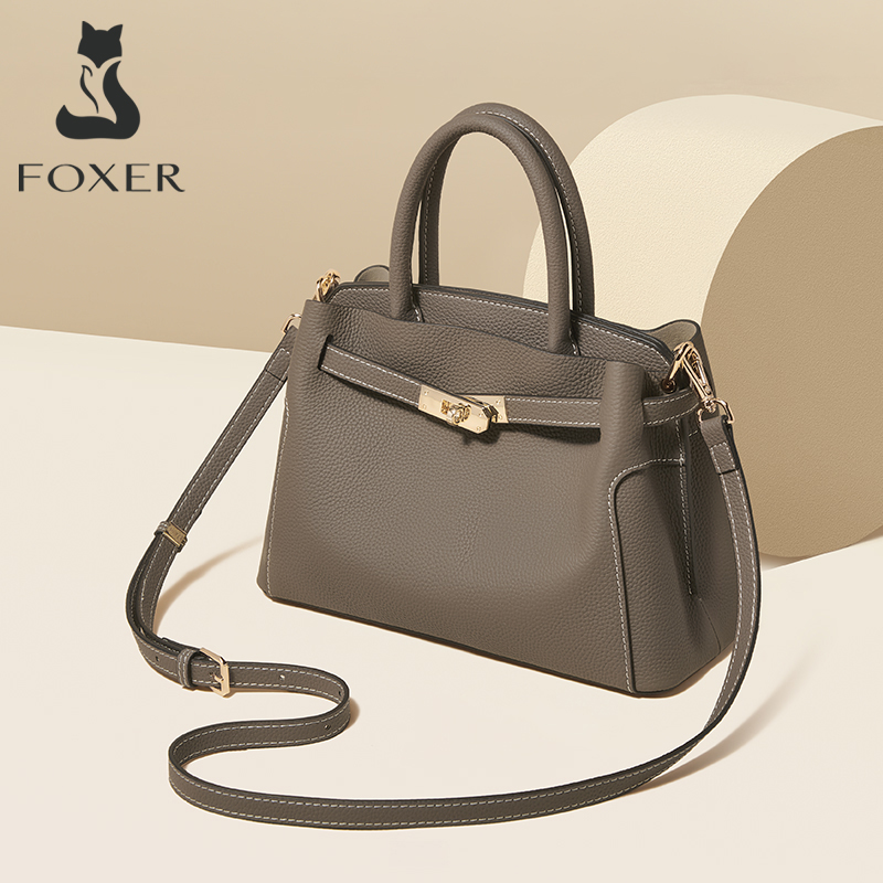 FOXER 本革女性のハンドバッグ高級クロスボディバッグカジ - Luxury Bags For Sale のレビューと価格
