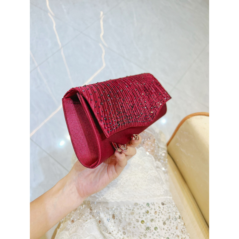 新しい高級ダイヤモンド装飾の女性用イブニングクラッチ、パーテ - Luxury Bag Collection のレビューと価格