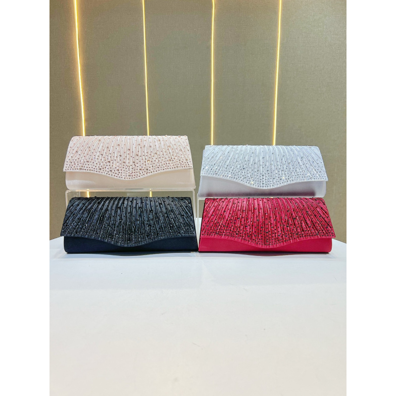 新しい高級ダイヤモンド装飾の女性用イブニングクラッチ、パーテ - Luxury Bag Collection のレビューと価格
