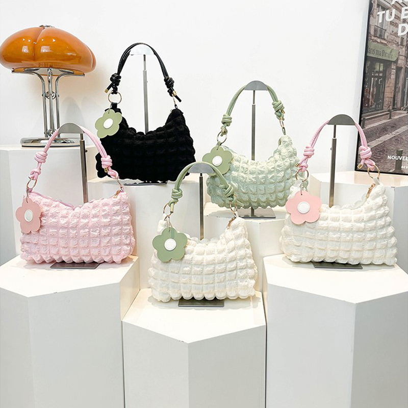 女性の新しいハンドバッグ韓国無地ドーパミンファッショナブルな - Luxury Bags Brands のレビューと価格