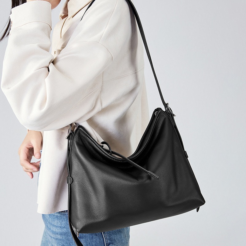 本革ショルダートートバッグ レディース フルグレインレザーハ - Quiet Luxury Bags Tote のレビューと価格