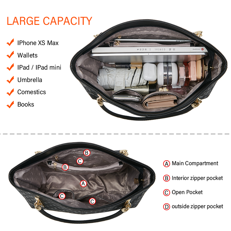 FOXER 本革レディースハンドバッグエレガントで豪華なデザ - Luxury Bags Best のレビューと価格