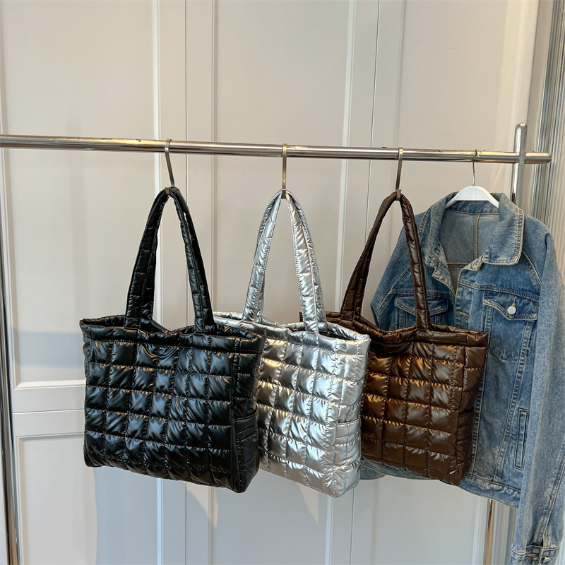 ホットセール冬スペースコットントートバッグ、女性大容量パッド - Luxury Bags For Sale のレビューと価格