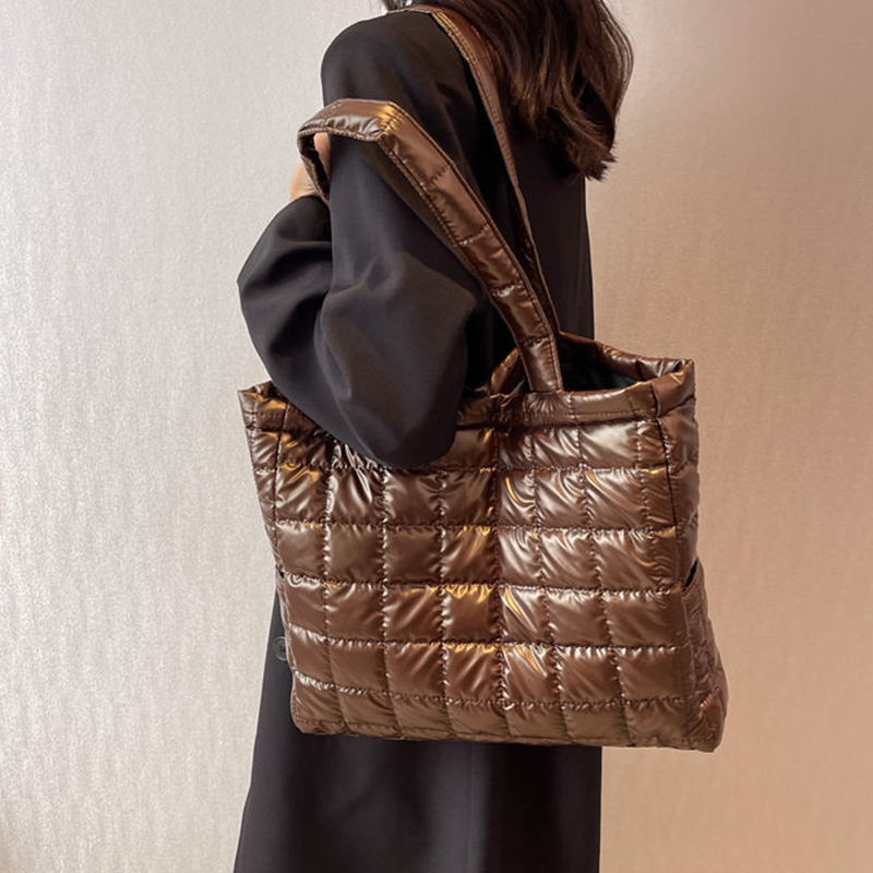 ホットセール冬スペースコットントートバッグ、女性大容量パッド - Luxury Bags For Sale のレビューと価格