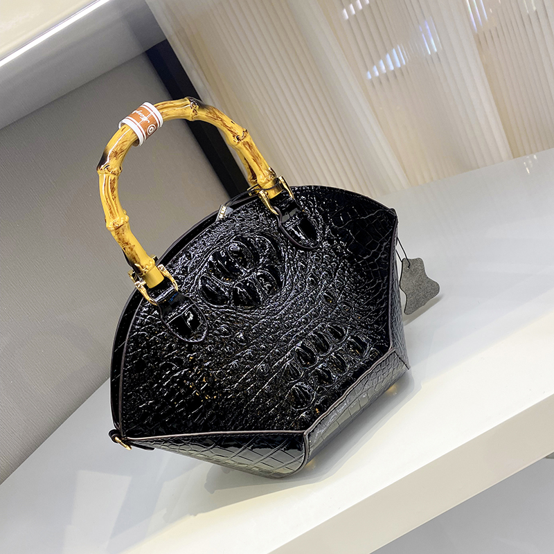 女性のためのクロコダイルハンドバッグ,竹の模造クロコダイルハ - Luxury Bags For Sale のレビューと価格