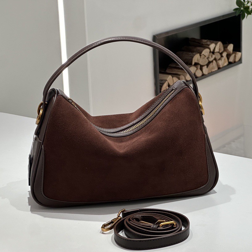 女性の本革ハンドバッグスエードバッグショルダーバッグレトロ大 - Luxury Bags On Sales のレビューと価格