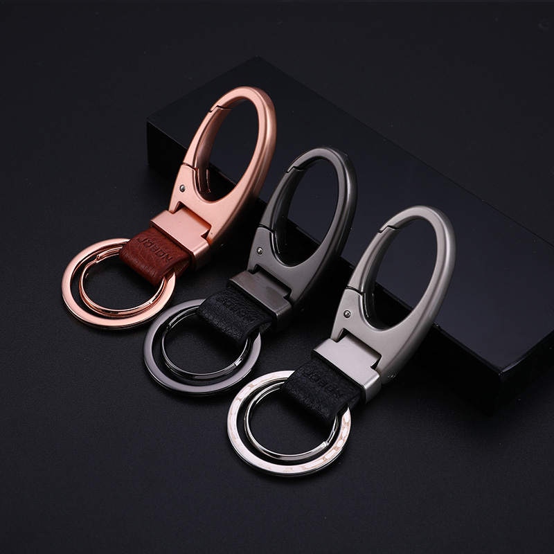 Jobon-男性と女性のためのクラシックな革のキーホルダー, - Luxury Bags Best のレビューと価格